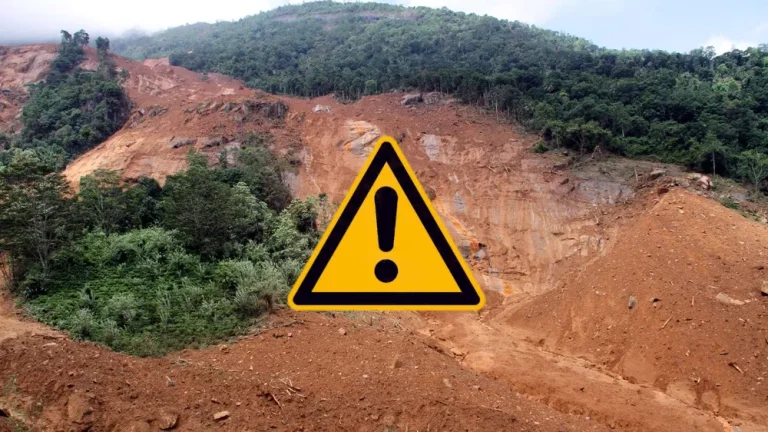 Landslides warning